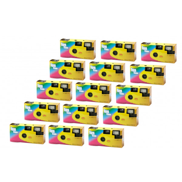 Partykamera "Let`s have Fun" 15er Pack Einwegkamera mit Blitz (27 Aufn. 400 ASA)-32
